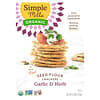 Simple Mills, Organic Seed Flour Crackers, Garlic & Herb, 4.25 oz (120 g)