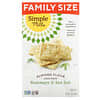Almond Flour Crackers, Rosemary & Sea Salt, Family Size, 7 oz (199 g)