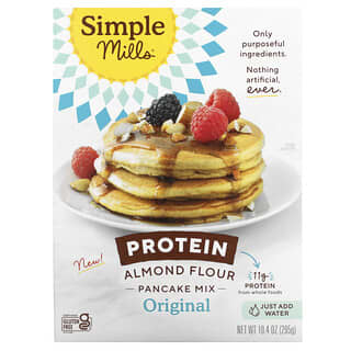 Simple Mills, Protein Mandelmehl Pancake Mix, Original, 295 g (10,4 oz.)