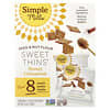 Seed & Nut Flour, Sweet Thins, Honey Cinnamon, 8 Packs, 0.8 oz (23 g) Each