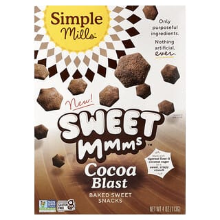 Simple Mills, Sweet Mmms™, Baked Sweet Snacks, Cocoa Blast, 113 g (4 oz)