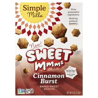 Simple Mills, Sweet Mmms™, Baked Sweet Snacks, Cinnamon Burst, 113 g (4 oz)