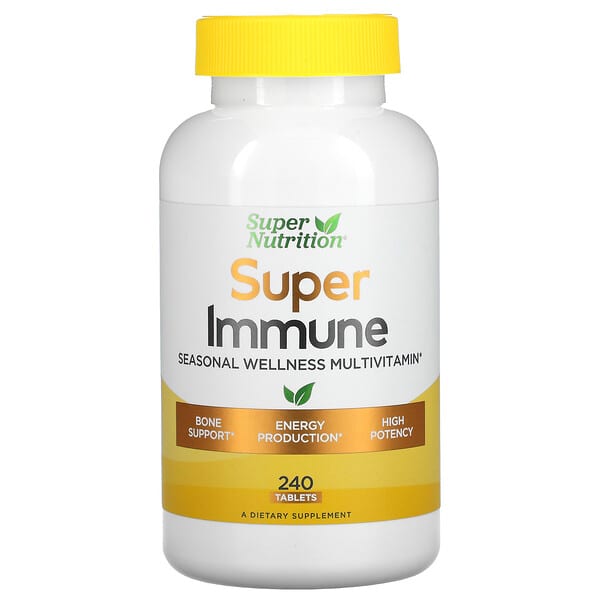 Super Nutrition, バリア機能の健康サポートマルチビタミン、 240タブレット