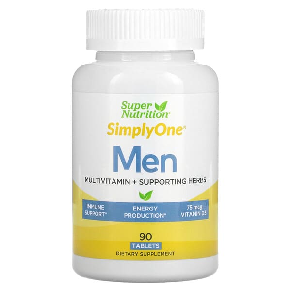 Super Nutrition, SimplyOne, Men