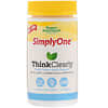 SimplyOne, Think Clearly, Triple Power Brain Support, 60 Tablets