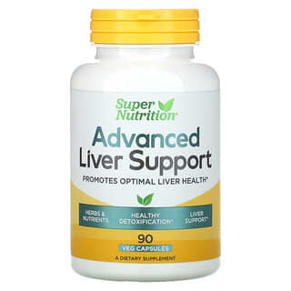 Super Nutrition, Advanced Liver Support, 90 capsules végétales