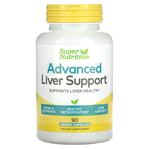 Super Nutrition, Advanced Liver Support, 90 Veggie Capsules