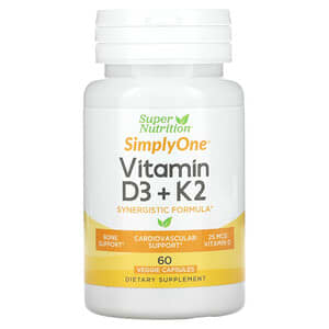 還有更多詳情/圖片[獨家] iHerb X Super Nutrition SimplyOne 維生素 D3 + K2 7折折扣碼，包幫到你搵到最正嘅優惠呀！