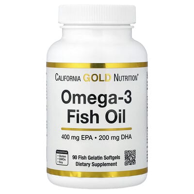 CaliforniaGoldNutrition,Omega-3FishOil,VivomegaTriglyceride,1,000mg,90FishGelatinSoftgels