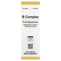 Super Nutrition, B Complex Full Spectrum with Vitamin B12, Pantothenic Acid, Biotin, and Niacin, Raspberry Lemon, 2 fl oz (59 ml)