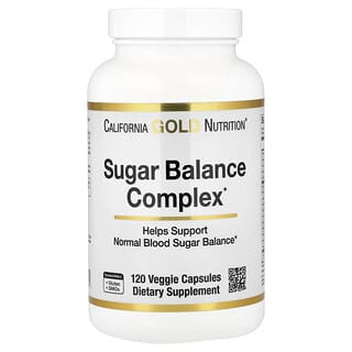 California Gold Nutrition, 血糖平衡複合物，120 粒素食膠囊