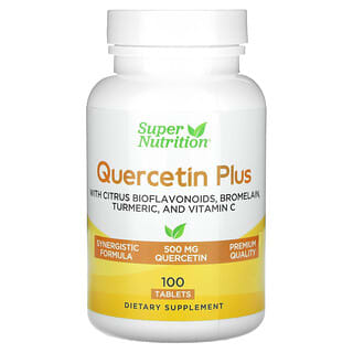 Super Nutrition, Quercétine Plus, 100 comprimés