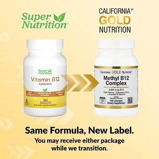 Super Nutrition, Vitamin B12 as Methylcobalamin with Folate, Biotin and Vitamin B6, Cherry, 100 Lozenges