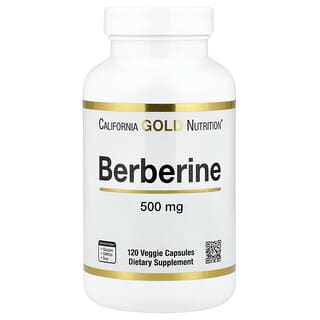 California Gold Nutrition, 베르베린 HCI, 500mg, 베지 캡슐 120정