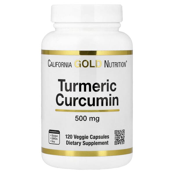 Turmeric Curcumin, 500 mg, 120 Veggie Capsules