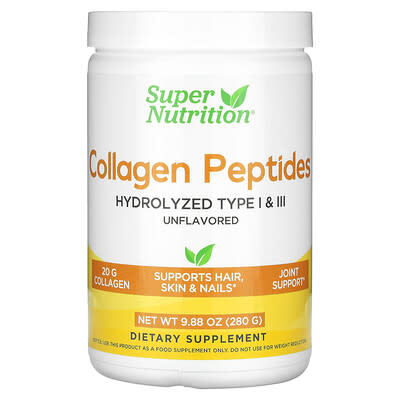 Super Nutrition, Collagen Peptides, Original, 9.88 oz (280 g)
