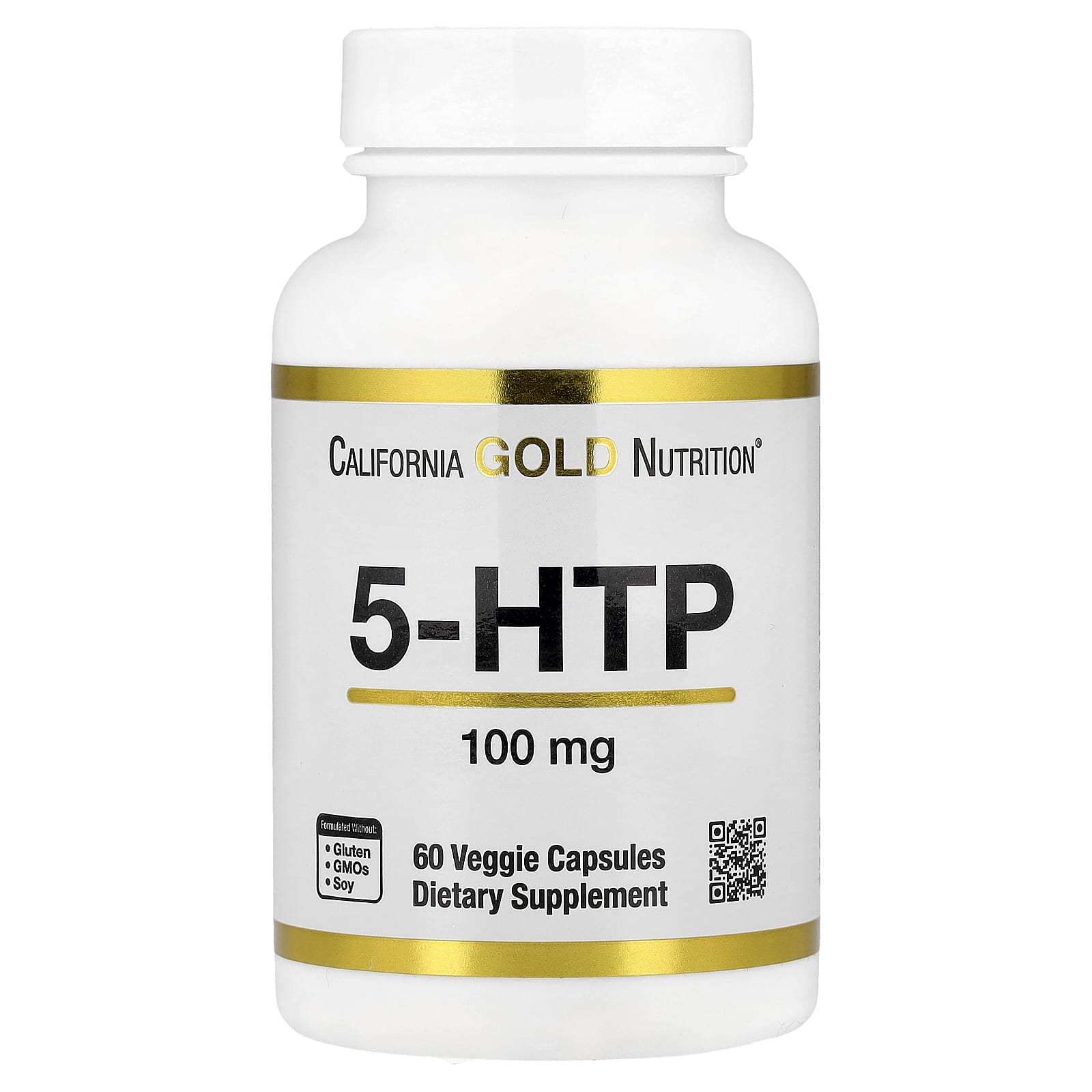 California Gold Nutrition 5-HTP – 60 gélules végétales de California Gold Nutrition