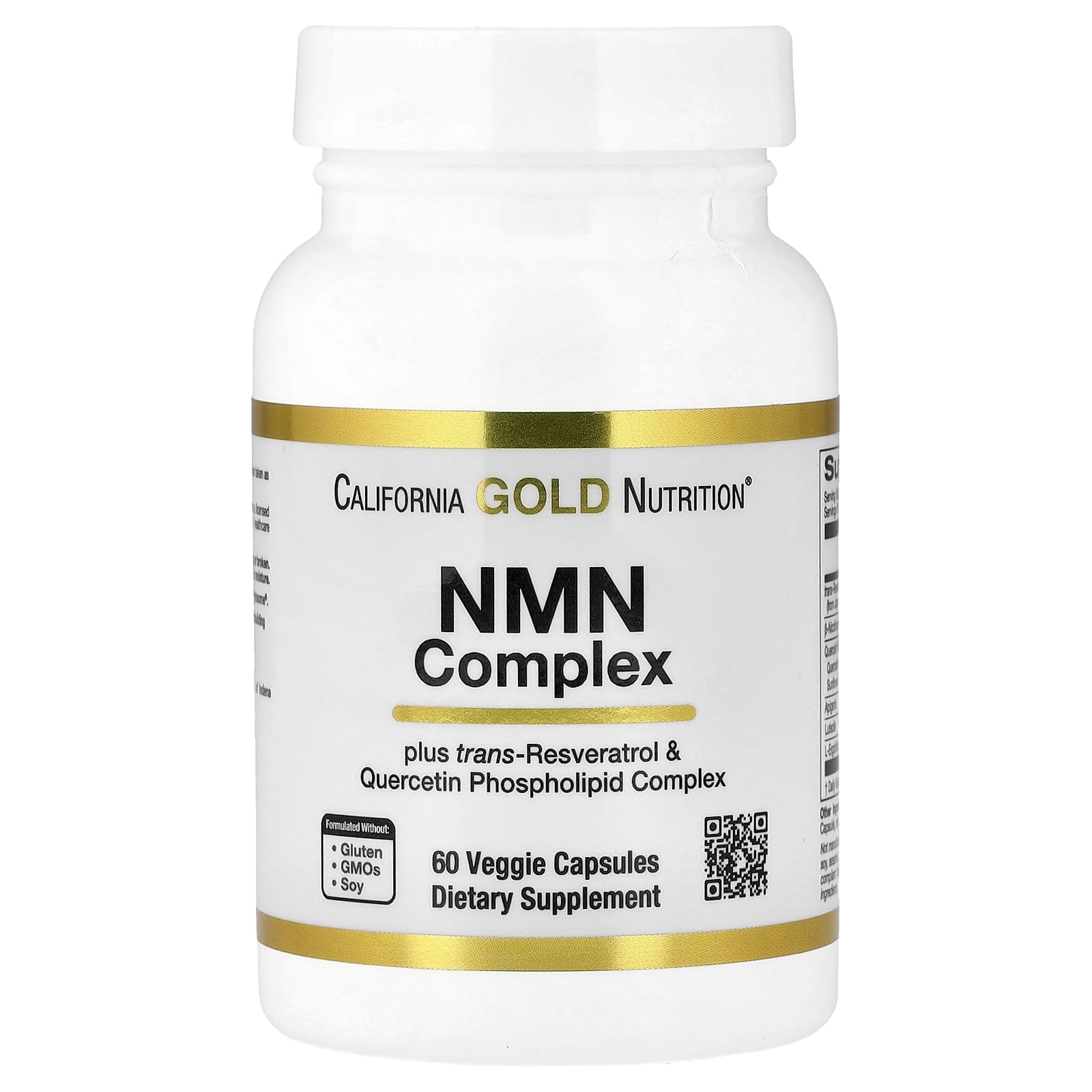 California Gold Nutrition, NMN 複合物，60 粒素食膠囊