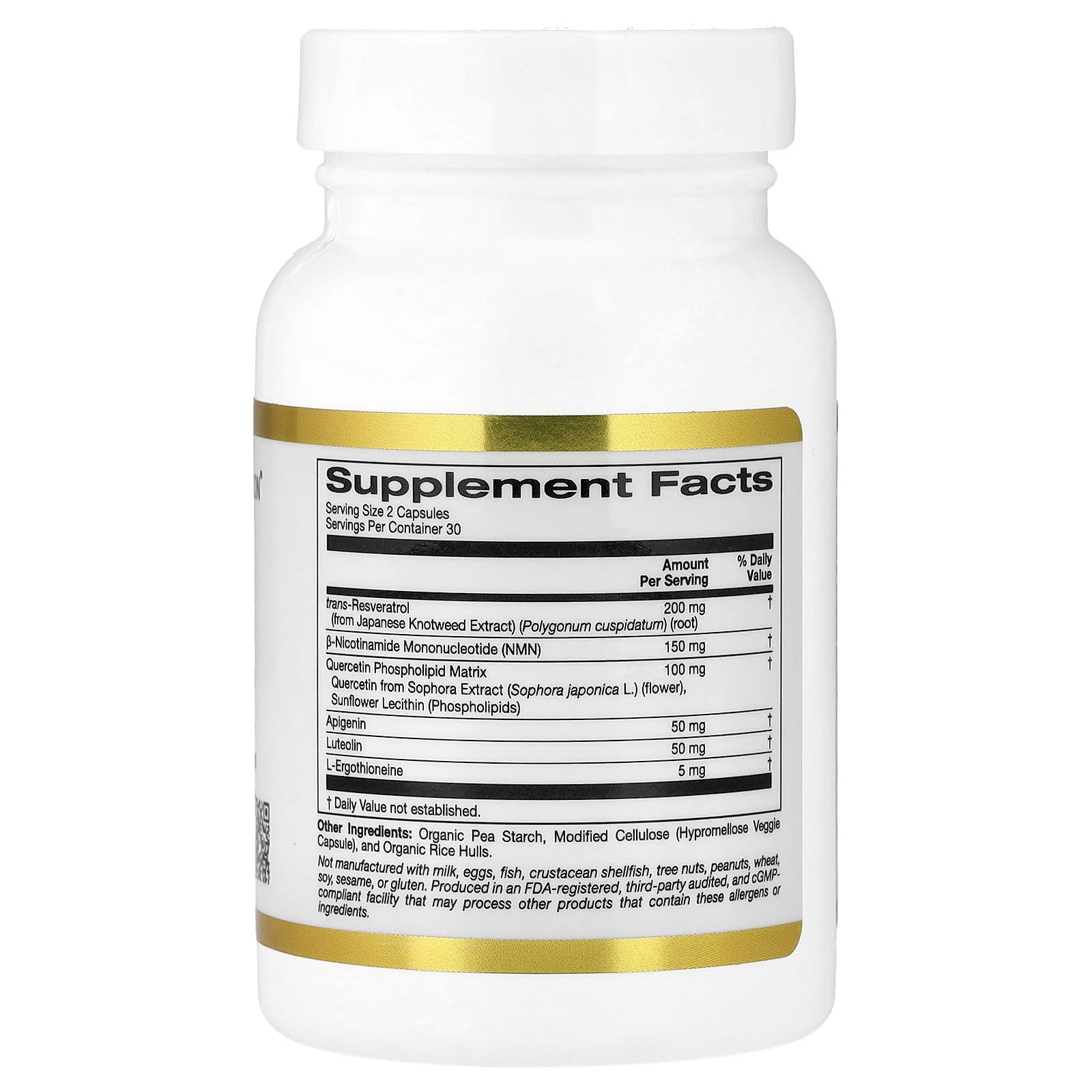California Gold Nutrition, NMN 複合物，60 粒素食膠囊
