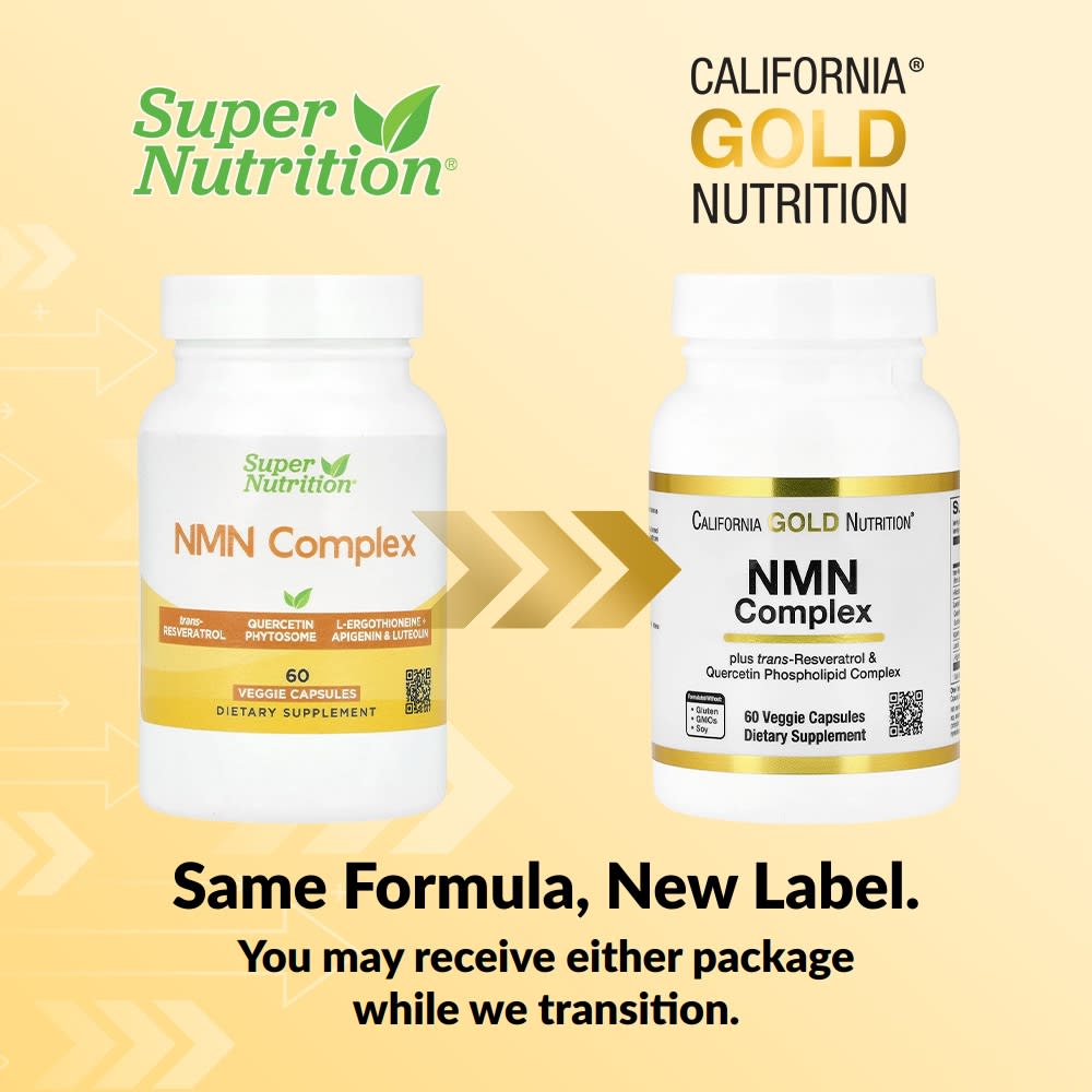California Gold Nutrition, NMN 複合物，60 粒素食膠囊