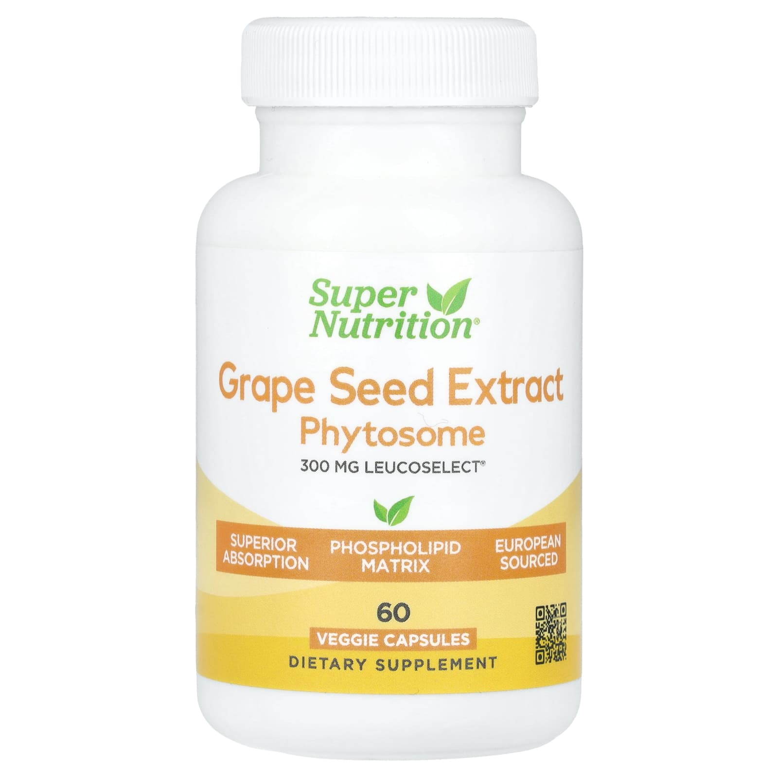 Grape Seed Phytosome, 300 mg, 60 Veggie Capsules