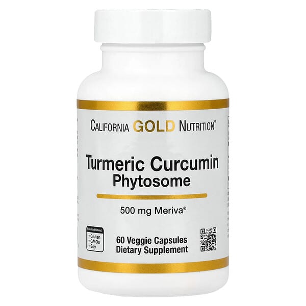 California Gold Nutrition, Turmeric Curcumin Phytosome Meriva®, 500mg, 베지 캡슐 60정