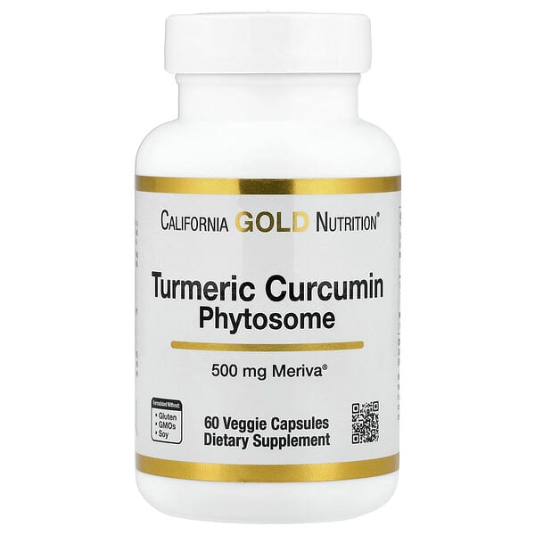 Turmeric Curcumin Phytosome Meriva®, 500 mg, 60 Veggie Capsules