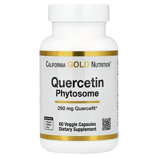 California Gold Nutrition, Quercetin Phytosome Quercefit®, 250 mg, 60 Veggie Capsules