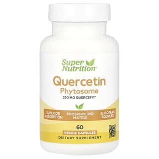 Super Nutrition, Quercetin Phytosome Quercefit®, 250 mg, 60 pflanzliche Kapseln