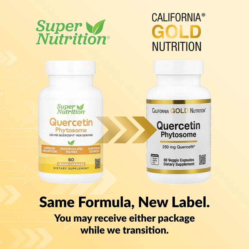 Herbs Of Gold Quercetin Complex - 4 X 60 Tablets (240 Total) For Immune Support + Fast Shipping