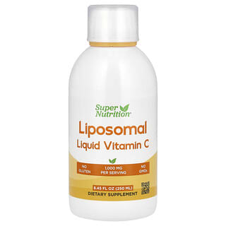 Super Nutrition‏, Liposomal Liquid Vitamin C, 1,000 mg, 8.45 fl oz (250 ml)