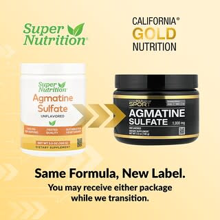 Super Nutrition, Agmatine Sulfate, Agmatinsulfat, geschmacksneutral, 100 g (3,5 oz.)