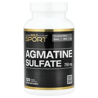 Super Nutrition, Agmatine Sulfate, 750 mg, 120 Veggie Capsules