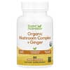 Super Nutrition, 유기농 버섯 복합체 + 생강, 베지 캡슐 60정