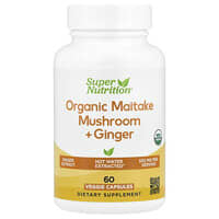 Super Nutrition（スーパーニュートリション）, 有機マイタケ＋ショウガ、ベジカプセル60粒
