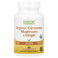Super Nutrition（スーパーニュートリション）, 有機冬虫夏草＋ショウガ、ベジカプセル60粒