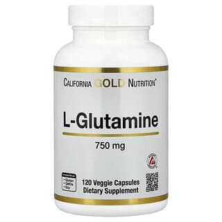 Super Nutrition, L-Glutamine, 750 mg, 120 Veggie Capsules