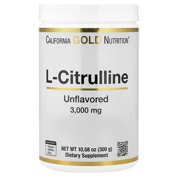 California Gold Nutrition, L-Citrulline, Unflavored, 10.58 oz (300 g) — product photo 1