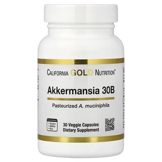 California Gold Nutrition, Akkermansia 30B, 150 mg, 30 Veggie-kapslar