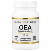California Gold Nutrition, OEA Oleoylethanolamide, 125 mg, 120  Veggie Capsules