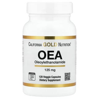 California Gold Nutrition, OEA Oleoiletanolamide, 125 mg, 120 capsule vegetali