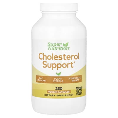 Super Nutrition, Cholesterol Support, 250 Vegetarian Capsules