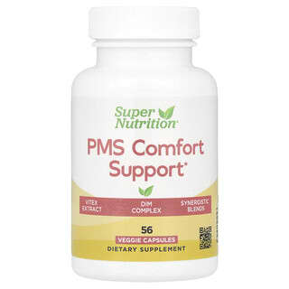 Super Nutrition, PMS Comfort Support, 56 Veggie Capsules