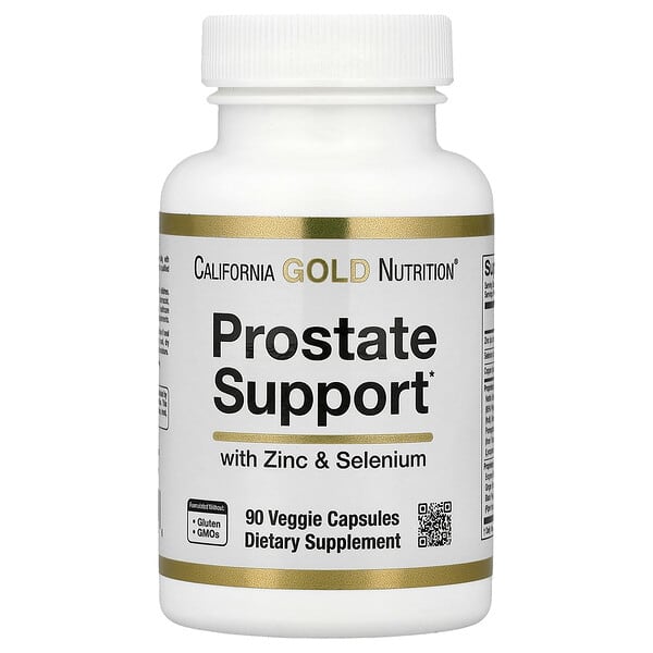 Prostate Support with Proprietary Support Blend, Saw Palmetto, Nettle Root, and Zinc Oxide, 90 Veggie Capsules