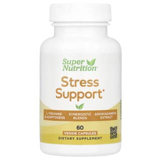 Super Nutrition, Stress Support, Unterstützung bei Stress, 60 vegetarische Kapseln