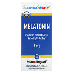 Superior Source, Melatonin, 3 mg, 60 MicroLingual Instant-Dissolve-Tabletten