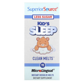 Superior Source, Kid's Sleep, Clean Melts, 90 productos derretidos de disolución instantánea