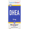 DHEA, 25 mg, 60 마이크로링구얼 인스턴트 디졸브 태블릿