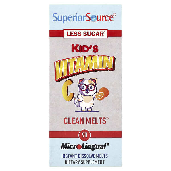 Kid's Vitamin C, Clean Melts™, Orange, 90 MicroLingual® Instant Dissolve Melts