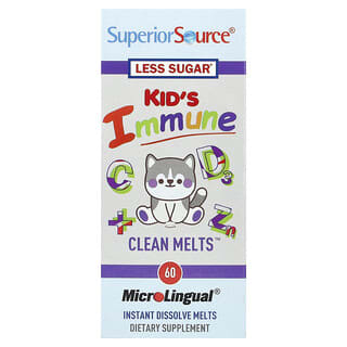Superior Source, Kid's Immune, Clean Melts, 90 Instant-Schmelz-Schmelzen